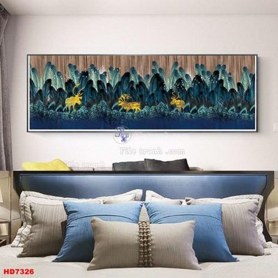 File gốc File tranh bộ hiện đại HD7326 (bản quyền) cho in ấn