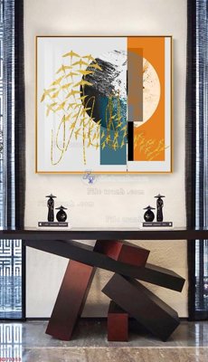 File gốc File bộ tranh treo hiện đại HD73358 (phong cách) châu Âu