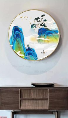File tranh File bộ tranh treo hiện đại HD73368 (bản gốc) in lụa 3D
