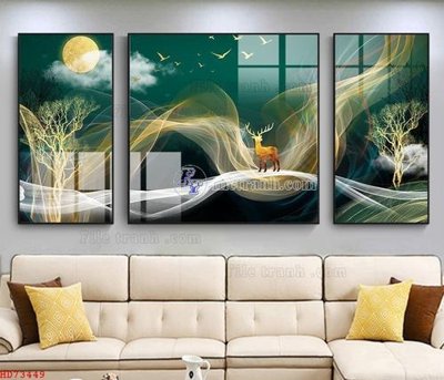 Tải về hình ảnh gốc File bộ tranh treo hiện đại HD73449 sắc nét