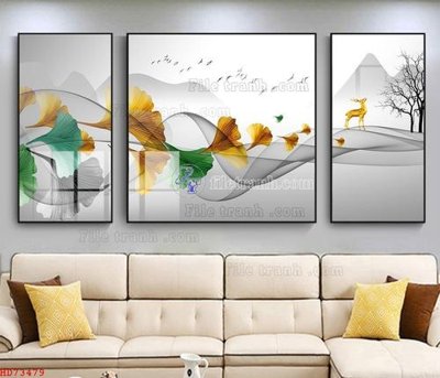 Tải về file gốc File bộ tranh treo hiện đại HD73479 (chuẩn in ấn)