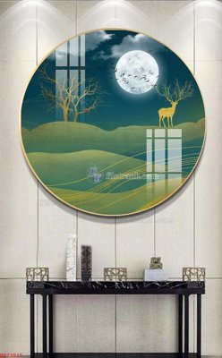 File gốc File bộ tranh treo hiện đại HD73515 (in lụa) tranh phong thủy