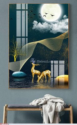 File tranh gốc File bộ tranh treo hiện đại HD73518 (bản đẹp) độc quyền