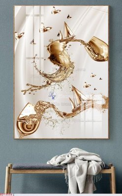 Ảnh gốc file in lụa File bộ tranh treo hiện đại HD73556 chi tiết