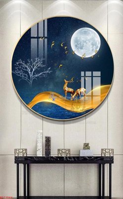 Download file gốc File bộ tranh treo hiện đại HD73564 (in mica) trong suốt