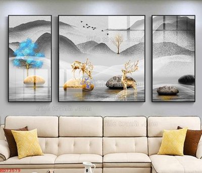 File gốc in ấn File bộ tranh treo hiện đại HD73579 (sẵn sàng tải về)