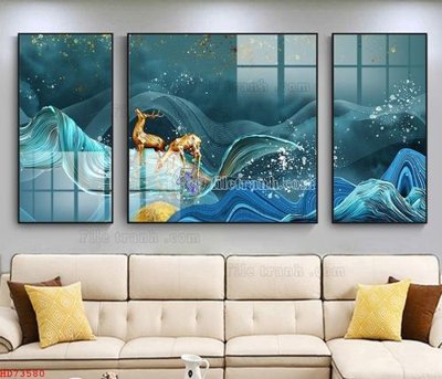 Tải file File bộ tranh treo hiện đại HD73580 (gốc) làm file quảng cáo