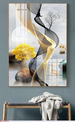 File tranh File bộ tranh treo hiện đại HD73639 (bản gốc) in canvas