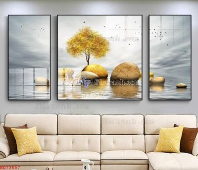 File tranh File bộ tranh treo hiện đại HD73657 (ảnh gốc) chi tiết rõ ràng