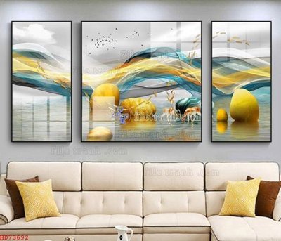 File PSD File bộ tranh treo hiện đại HD73692 (bản gốc) độ phân giải cao