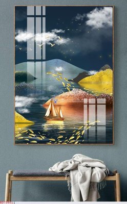 File gốc in mica File bộ tranh treo hiện đại HD73801 chất lượng