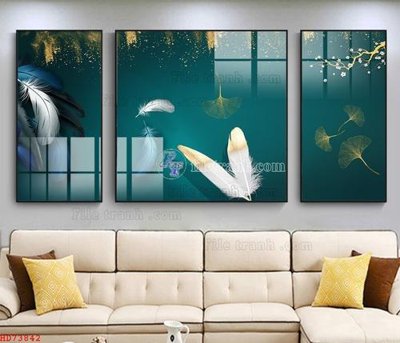 File gốc File bộ tranh treo hiện đại HD73842 (chuẩn CMYK) cho nhà in