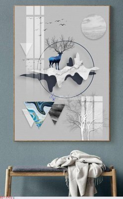 File gốc File bộ tranh treo hiện đại HD73902 (phiên bản chuẩn) để in ấn