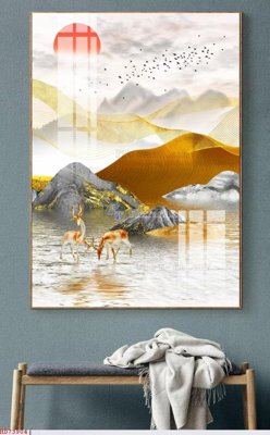 Tải file gốc File bộ tranh treo hiện đại HD73904 (in khổ lớn) không vỡ