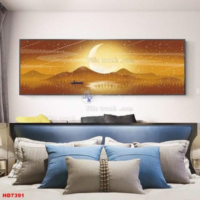 File gốc File tranh bộ hiện đại HD7391 (cho in ấn) độc quyền