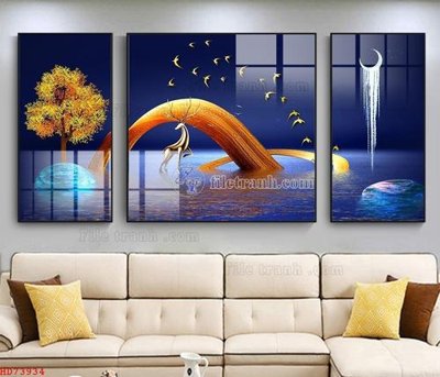 File gốc in ấn File bộ tranh treo hiện đại HD73934 (sẵn sàng tải về)