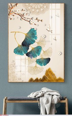 Ảnh gốc File bộ tranh treo hiện đại HD73964 (độ nét cao) in tráng gương