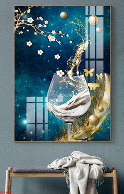 File tranh gốc File bộ tranh treo hiện đại HD73974 (sắc nét từng chi tiết)