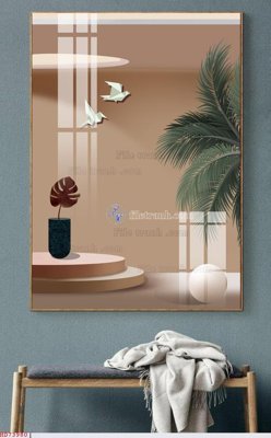 Download file gốc File bộ tranh treo hiện đại HD73980 (in mica) trong suốt