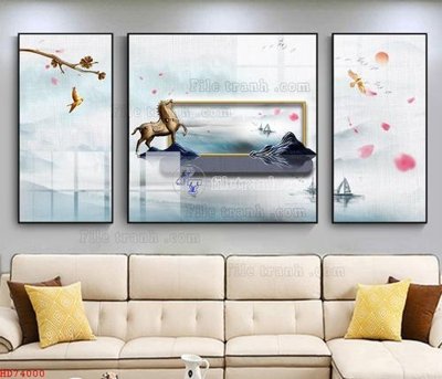 Tải file File bộ tranh treo hiện đại HD74000 (gốc) làm file in ấn