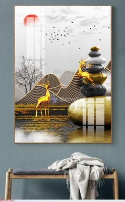 File tranh File bộ tranh treo hiện đại HD74024 (ảnh gốc) độc quyền