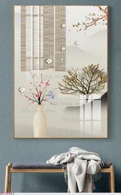 File gốc in ấn File bộ tranh treo hiện đại HD74048 độ phân giải cao