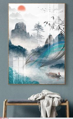 File tranh gốc PSD File bộ tranh treo hiện đại HD74073 còn nguyên layer