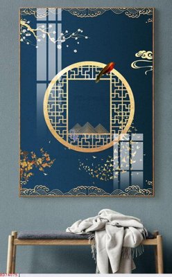 File ảnh File bộ tranh treo hiện đại HD74075 (gốc) in PP, decal