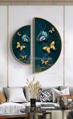 File gốc File bộ tranh treo hiện đại HD74133 (dành cho trang trí nội thất)