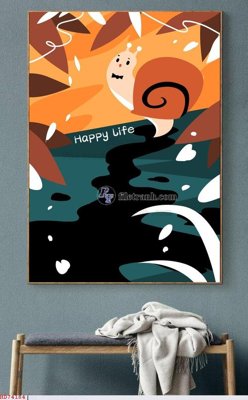 File tranh File bộ tranh treo hiện đại HD74184 (gốc) chủ đề trẻ em