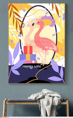 File gốc File bộ tranh treo hiện đại HD74195 (ảnh chi tiết) để in lụa