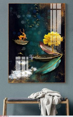 File gốc File bộ tranh treo hiện đại HD74218 (chủ đề hiện đại) trang trí