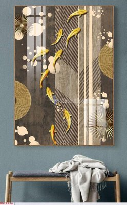 File gốc File bộ tranh treo hiện đại HD74236 (cho in 3D) độc đáo