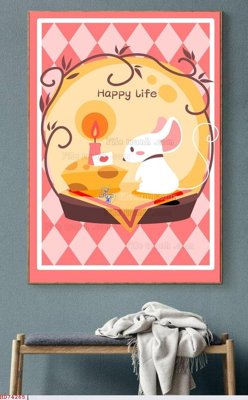 File tranh gốc File bộ tranh treo hiện đại HD74265 (bản quyền) file PSD