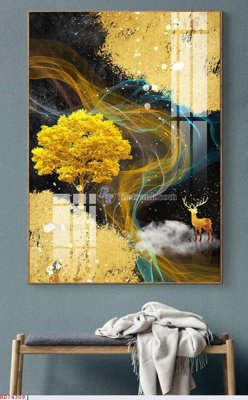 File tranh in mica File bộ tranh treo hiện đại HD74309 (độ phân giải cao)