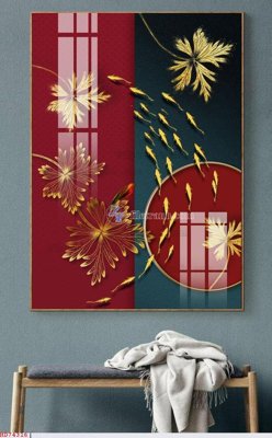 File gốc File bộ tranh treo hiện đại HD74316 (cho in UV) siêu nét