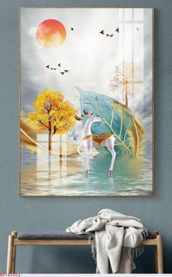 File PSD File bộ tranh treo hiện đại HD74320 (bản gốc) đã tách nền