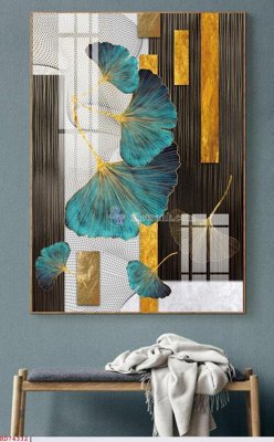 File tranh File bộ tranh treo hiện đại HD74332 (gốc) in film