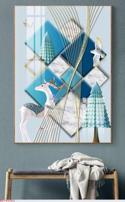 File tranh trang trí File bộ tranh treo hiện đại HD74339 (tải file gốc)