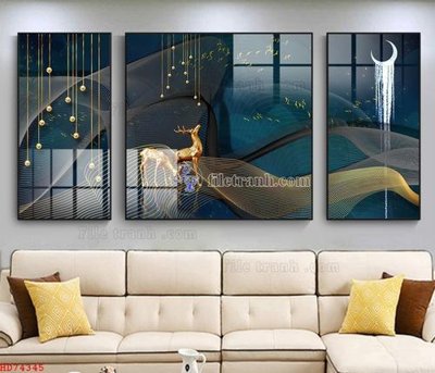 Tải về hình ảnh gốc File bộ tranh treo hiện đại HD74345 sắc nét