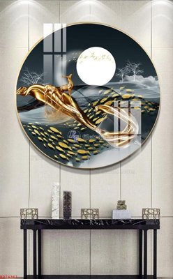 Hình ảnh file gốc in lụa File bộ tranh treo hiện đại HD74361