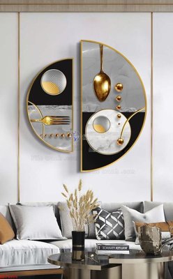 File PSD File bộ tranh treo hiện đại HD74368 (bản gốc) cho nhà in