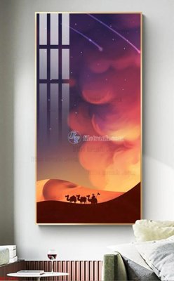 File tranh File bộ tranh treo hiện đại HD74390 (gốc) chủ đề thiên nhiên