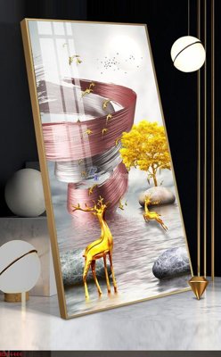 File gốc File bộ tranh treo hiện đại HD74466 (trang trí) cho phòng khách