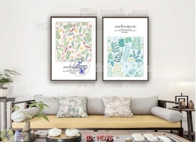 File ảnh File tranh hiện đại HD75 (gốc) in quảng cáo ngoài trời