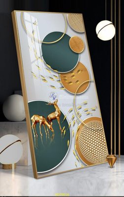 File gốc File tranh hiện đại treo tường HD79016 (in lụa) tranh phong thủy