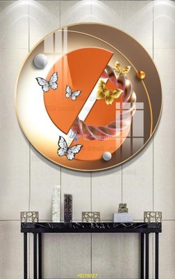 File tranh gốc in trần nhà File tranh hiện đại treo tường HD79027 3D