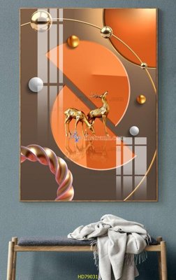 File in ấn chuyên nghiệp File tranh hiện đại treo tường HD79031 (file gốc)