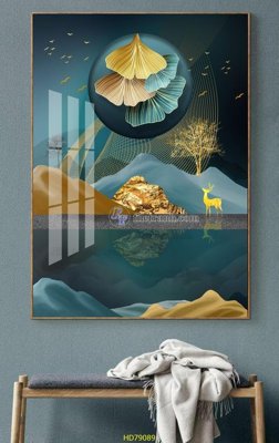 Tải file gốc File tranh hiện đại treo tường HD79089 dùng cho in ấn