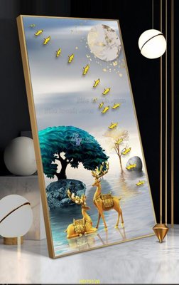 Tải file gốc in lụa File tranh hiện đại treo tường HD79128 siêu nét